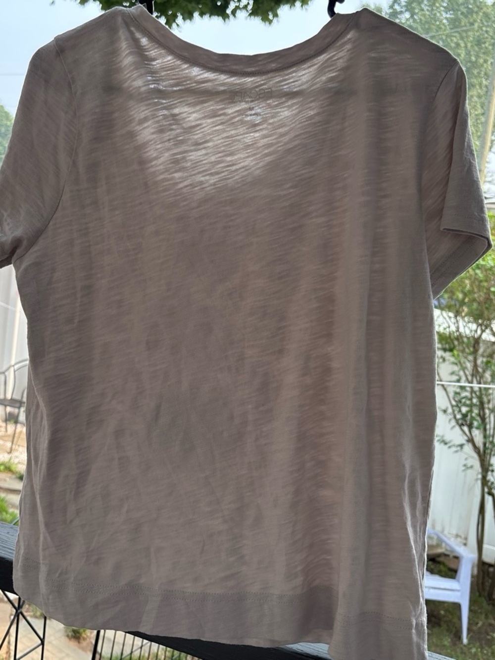 Escape Women's Cream V-Neck Sunflower Graphic Tee - Picture 3 of 3